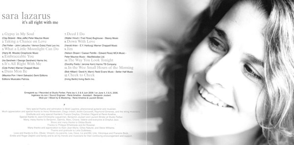 Sara Lazarus, les standards renouvelés