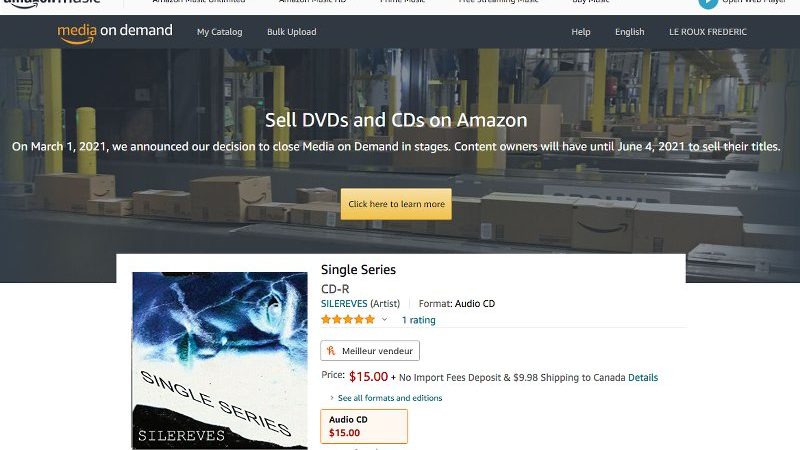 Amazon ferme son service MOD aux artistes
