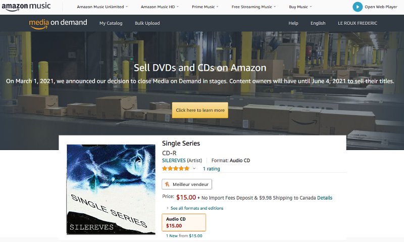 Amazon ferme son service MOD aux artistes