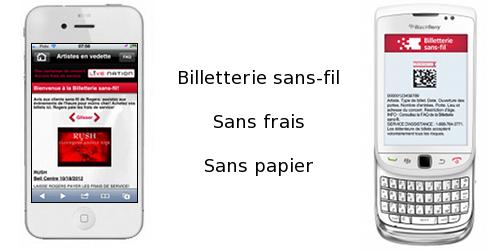 Une billetterie sans-fil sans papier et sans frais au Québec?