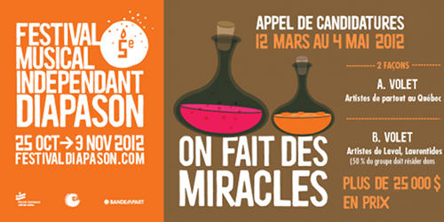 Retour sur 3 bands d’une soirée Diapason (inscription en cours)