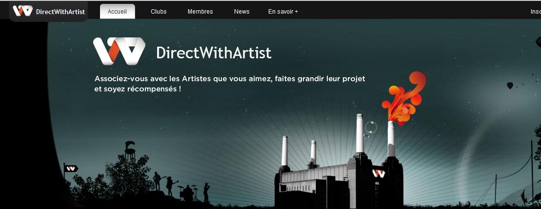 Nouveau label participatif DirectWithArtist? On y croit mais non!