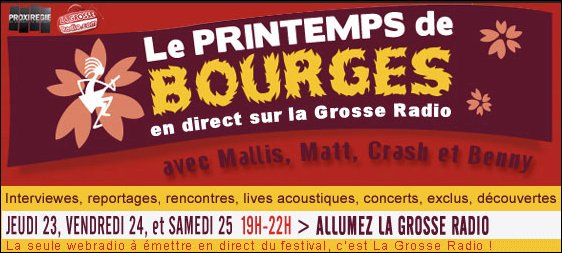 La Grosse Radio au Printemps de Bourges 2009